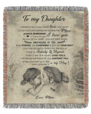 Never Know How Much Love My Heart Mom To Daughter 50x60 - Woven Blanket tile