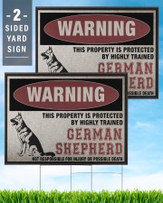 German This Property Is Protected 24x18 Yard Sign aos-yard-sign-24x18-lifestyle-front-32