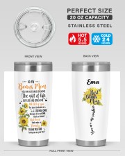 Personalized U May Not Have Given Me To Bonus Mom 20oz Tumbler aos-20oz-tumbler-lifestyle-front-60