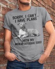 I have plans with my dog American Staffordshire Classic T-Shirt apparel-classic-tshirt-lifestyle-26