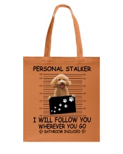 Personal Stalker Poodle Tote Bag tile