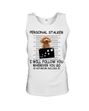 Personal Stalker Poodle Unisex Tank tile
