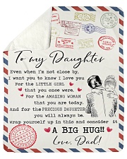 Even When I'm Not Close By Dad To Daughter Sherpa Fleece Blanket tile