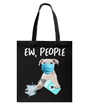 Ew People Dog Wearing American Bulldog Tote Bag tile