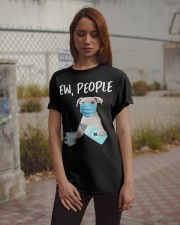 Ew People Dog Wearing American Bulldog Classic T-Shirt apparel-classic-tshirt-lifestyle-18