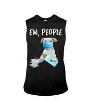 Ew People Dog Wearing American Bulldog Sleeveless Tee tile