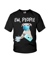 Ew People Dog Wearing American Bulldog Youth T-Shirt tile