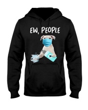 Ew People Dog Wearing American Bulldog Hooded Sweatshirt tile