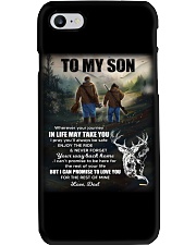 Wherever Your Journey In Life - Deer Dad To Son Phone Case tile