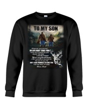 Wherever Your Journey In Life - Deer Dad To Son Crewneck Sweatshirt tile