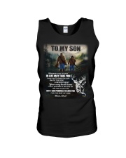 Wherever Your Journey In Life - Deer Dad To Son Unisex Tank tile