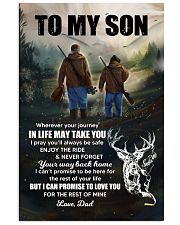 Wherever Your Journey In Life - Deer Dad To Son Vertical Poster tile