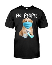 Ew People Dog Wearing A Face Mask Havanese Premium Fit Mens Tee tile