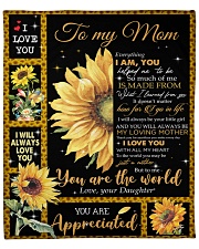 Everything I'm You HelpedMe To Be Daughter To Mom Fleece Blanket - 50" x 60" front