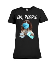 Ew People Dog English Springer Spaniel Premium Fit Ladies Tee tile