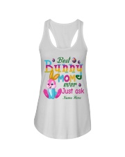 Personalized Best Bunny Mom Ever Easter To Mom Ladies Flowy Tank tile