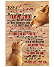 Never Forget That I Love U Lion Mom To Son Vertical Poster tile