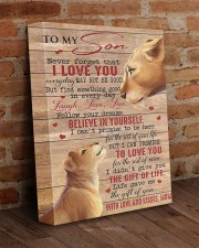 Never Forget That I Love U Lion Mom To Son 11x14 Gallery Wrapped Canvas Prints aos-canvas-pgw-11x14-lifestyle-front-09