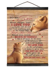 Never Forget That I Love U Lion Mom To Son Hanging Canvas tile