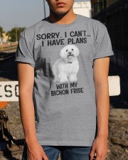 I have plans with my dog Bichon Frise Classic T-Shirt apparel-classic-tshirt-lifestyle-29