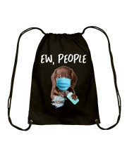 Ew People Dachshund Drawstring Bag tile
