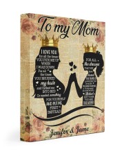 Daughter To Mom I Love U For All Times Custom Name 11x14 Gallery Wrapped Canvas Prints front