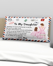 Sometimes It's Hard To Find Words Mom To Daughter Rectangular Pillowcase aos-pillow-rectangular-front-lifestyle-01