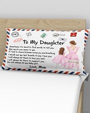 Sometimes It's Hard To Find Words Mom To Daughter Rectangular Pillowcase aos-pillow-rectangular-front-lifestyle-02