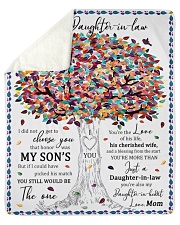 I Did Not Get To Choose You To Daughter-In-Law Sherpa Fleece Blanket tile