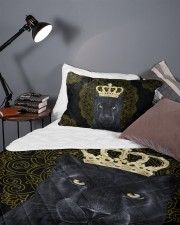 King Panther Art Queen Quilt Bed Set aos-queen-quilt-bed-set-lifestyle-front-09