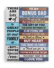 You May Not Have Given Me Daughter To Bonus Dad 11x14 Gallery Wrapped Canvas Prints aos-canvas-pgw-11x14-ghosted-front-02