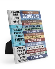 You May Not Have Given Me Daughter To Bonus Dad Easel-Back Gallery Wrapped Canvas tile