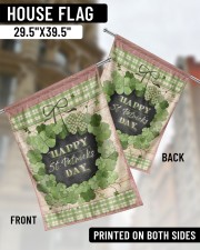 Happy Patrick's Day 29.5"x39.5" House Flag aos-house-flag-29-5-x-39-5-ghosted-lifestyle-02