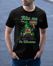 Kiss Me I'm Gay Or Irish Or Drunk Classic T-Shirt apparel-classic-tshirt-lifestyle-front-46