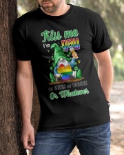Kiss Me I'm Gay Or Irish Or Drunk Classic T-Shirt apparel-classic-tshirt-lifestyle-front-51
