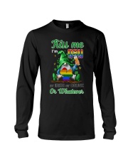 Kiss Me I'm Gay Or Irish Or Drunk Long Sleeve Tee tile
