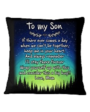 If There Ever Comes A Day Mom To Son Square Pillowcase tile