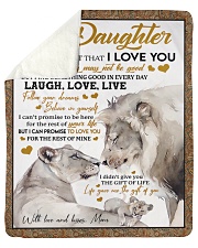 Never Forget That I Love You Mom To Daughter Sherpa Fleece Blanket tile