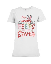 Customize Easter's day Savta To Grandma Premium Fit Ladies Tee tile