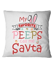 Customize Easter's day Savta To Grandma Square Pillowcase tile