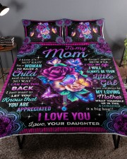 I Know It's Not Easy For A Woman Daughter To Mom Queen Quilt Bed Set aos-queen-quilt-bed-set-lifestyle-front-01a