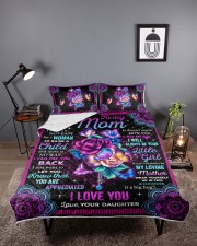 I Know It's Not Easy For A Woman Daughter To Mom Queen Quilt Bed Set aos-queen-quilt-bed-set-lifestyle-front-02