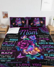 I Know It's Not Easy For A Woman Daughter To Mom Queen Quilt Bed Set aos-queen-quilt-bed-set-lifestyle-front-05a