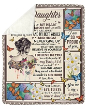 Inside This Blanket There Is Piece Mom To Daughter Sherpa Fleece Blanket tile