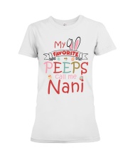 Customize Easter's day Nani To Grandma Premium Fit Ladies Tee tile