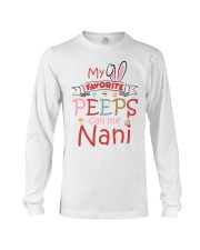 Customize Easter's day Nani To Grandma Long Sleeve Tee tile