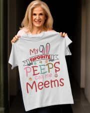 Easter's Day My Favorite Peeps Meems To Grandma Classic T-Shirt apparel-classic-tshirt-lifestyle-front-118