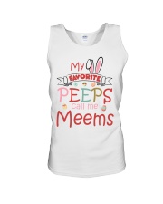 Easter's Day My Favorite Peeps Meems To Grandma Unisex Tank tile