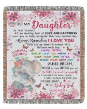 In This Blanket I Am Sending Love Mom To Daughter 50x60 - Woven Blanket tile