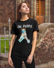 Ew People Dog Wearing A Face Mask Borzoi Classic T-Shirt apparel-classic-tshirt-lifestyle-06